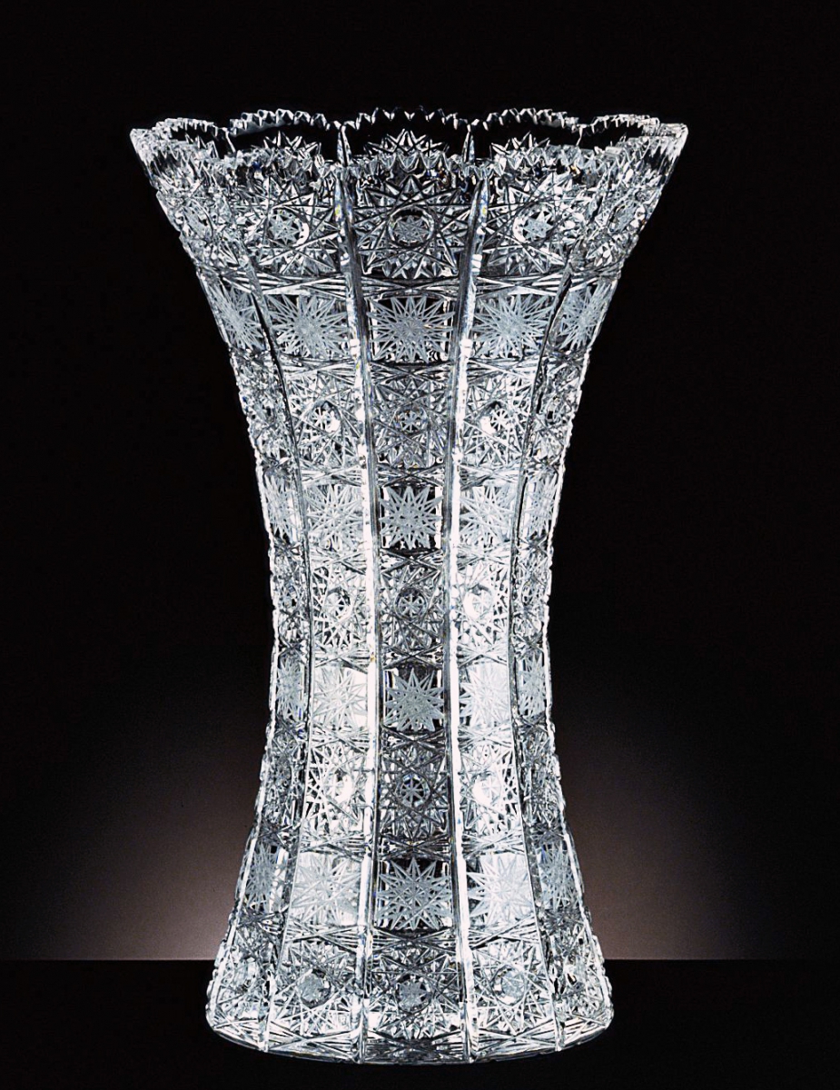 Bohemia Crystal Cut Vase